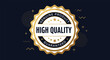 © Fahad - Premium high quality genuine product guaranteed golden seal emblem with stars and decorative elements on a dark navy blue background.
