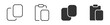 © Icon Atelier - Copy and Paste Icon Set, Duplicate Content and Clipboard Symbols, UI/UX Interface Controls, Outline and Solid Icons, Vector Illustration .