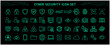 © Studio Trinity - サイバーセキュリティ・情報セキュリティの線画アイコンセット｜Cyber Security Line Icons Vector