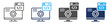 © jumiatiniqi - programming icon sheet with multi style