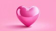 © Photographybd60 - Bright pink heart on pink background