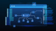 © Fardived - AI workflow automation artificial intelligence. ai agent network diagram dashboard machine learning flow process, coding and automation system.