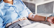 © peopleimages.com - Woman, arm and wellness in clinic with iv drip, detox cleanse or antioxidant for hydration benefits. Relax, person or patient in medical center with intravenous fluid, vitamin or minerals for health.
