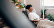 © DavidsPrime/peopleimages.com - Infusion, relax and wellness with woman in drip lounge for benefits of antioxidants, minerals or vitamins. Fluid, IV hydration and recovery with patient in chair for healthcare or medical treatment