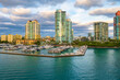 © Nancy Pauwels - Yacht Marina at South Pointe Park, Miami Beach, Florida