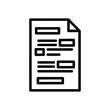 © Dehantaraminda - Close-up of Document Icon with Text Lines and Paper Outline for Digital Content