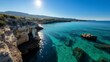 © Team - Breathtaking coastal viewpoint mediterranean sea landscape photography serene environment panoramic perspective nature's beauty