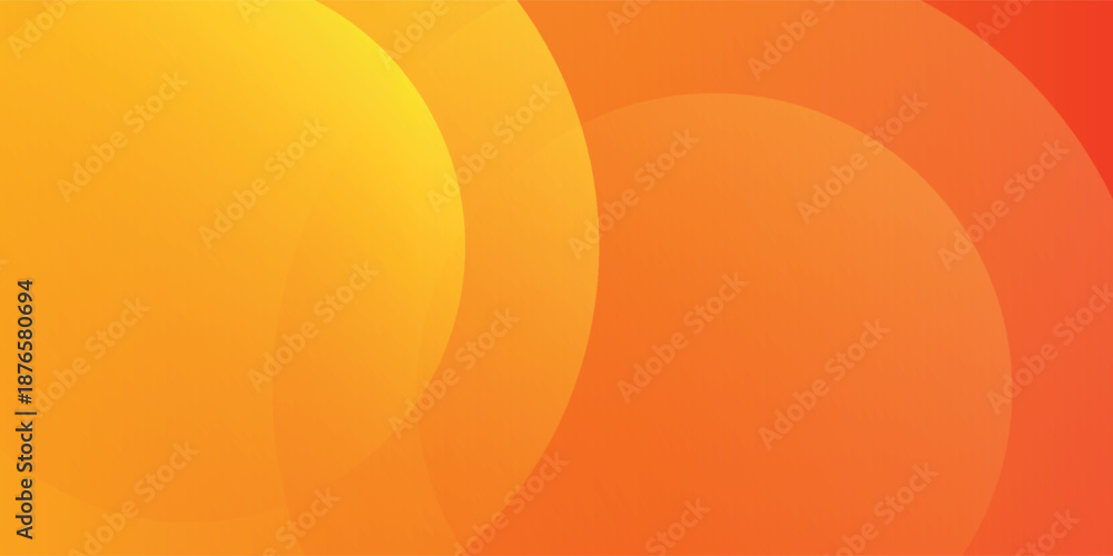 Abstract orange background with circles