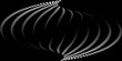 © Holik - Math flow template for presentation. Light-emitting lines highlighting the regularity in the space of particles. Ordered sinusoidal science. Processing a large data stream