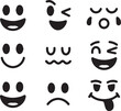 © MehediHasan - Flat Bold Line Emoji Set, Fun Cartoon Emoticons for Mobile App UI Design