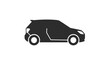 © ana - Vector illustration of a modern car silhouette, on transparent background, for transport concepts