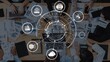 © InfiniteFlow - Communication network enables digital connectivity. A strong communication network supports data transfer, communication access, and global communication network solutions. Funnel