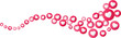 © Your Background - Flowing stream of love heart emoji icons button, symbolizing social media reactions, notification, feedback, engagement, communication, internet, approval design