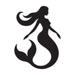 © MdBadal - mermaid vector silhouette clip art logo design illustration icon collection