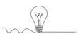 © S Arts & Culture - A creative idea illuminating in a minimalist continuous line art style, symbolizing innovation and thought