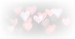 © Василий Куриленко - Soft Romantic Heart Bokeh Overlay PNG, Gentle Glowing Diffused Hearts on Transparent Background for Elegant Digital Designs