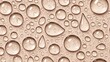 © Armin - A close up view of numerous water droplets on a neutral beige surface