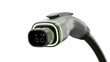 © MSTMAYA - Close up of a type 2 electric vehicle charging connector isolated on transparent background