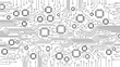 © Gabriel - Detailed circuit board pattern with various electronic components