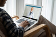 © InfiniteFlow - Doctor video call online by modish telemedicine software application for virtual meeting with patient