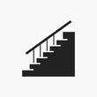 © MdFaruque - stairs staircase vector icon silhoutte templat