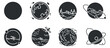 © vadymstock - A collection of minimalist planet and moon icons in black and white vector style, suitable for educational and scientific designs