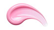 © Pankaj Kumar - Lip gloss or lip oil swatch texture. Pink glossy liquid lipstick smear smudge isolated on transparent background. Gel makeup product drop