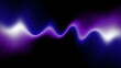 © Tasin - Vibrant purple and white sound wave pattern on dark background