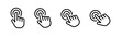 © ValGraphic - Click hand cursor icon set