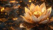 © Nayon - Divine lotus chakra golden cosmic balance high resolution picture