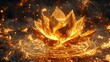 © Shayon - Transcendental lotus chakra golden light flow high resolution picture