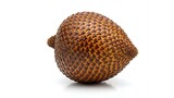 Close-up of fresh salak fruit on white background