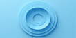 © Robin - Abstract blue spiral background with circular plate design