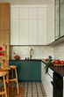 © FollowTheFlow - Cozy Kitchen Interior with Modern Design Elements