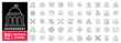 © Jocelyn_Flores - Government editable line icons set. political and administration symbols