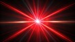 © chokdeelaw - Radiant red laser beams emanating from a futuristic source illuminate the dark canvas