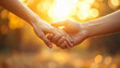 © generAte Ideas - Romantic couple hands sunset love relationship support connection affection trust romantic couple hands sunset showing love relationship support connection affection trust and gentle touch against
