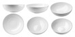 © grey - Bowl, empty utensil, isolated, full depth of field
