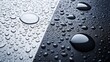 © ANASTASIIA - Rain protection coating test demonstrating surface tension effects with water droplet behavior comparison on treated versus untreated materials