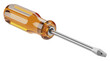 © Tahmina - Orange handled screwdriver silver shaft isolated on a transparent background