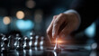 © Kateryna - Decision making process concept method display strategic planning organizational development analytical thinking business solutions defocused background with copy space