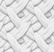 © TisArtua - White knitted texture with gray threads woven together for creative design and artistic inspirations