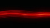 Abstract Red and Orange Light Streaks on Black Cinematic Background