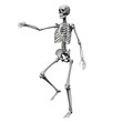 © Adobe - Skeleton dancing in a dynamic pose