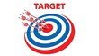© Asif - Hitting the center of the target with multiple arrows