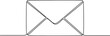 © AbuHuraira - Continuous line drawing of an envelope. Message or notification concept. Vector illustration.One Line Envelope Drawing Communication Concept.