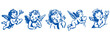 © ink drop - Hand drawn cute cupid cherub illustrations for valentine designs