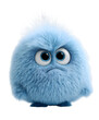 © MSTMORZINA - Blue furry monster with big eyes isolated on white background