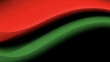© Khan - A vibrant vector graphic of wavy red, green, and black stripes