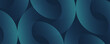© BAIVECTOR - Modern digital abstract blue background with circular lines. Geometric stripe line art design for poster, brochure, cover, website, header, web banner, presentation
